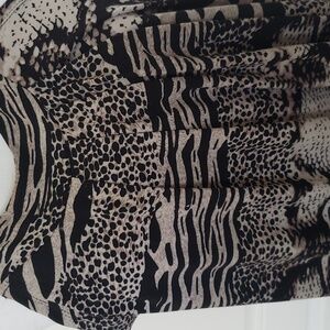 Animal print blouse